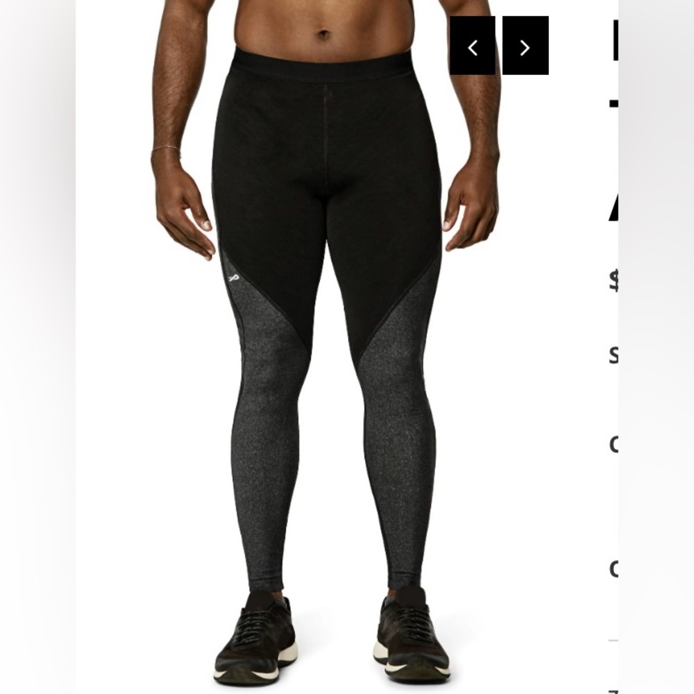 Physiclo Pro Resistance Tights for Men Athletic Gray XS (0083)